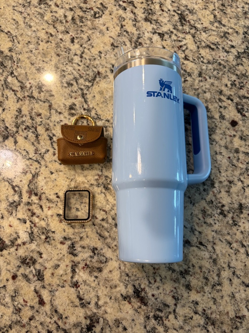 Stanley Light Blue Insulated Handle Tumbler